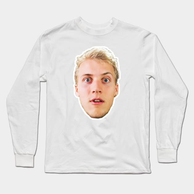 Jordan's Head Long Sleeve T-Shirt by jordanpanderson